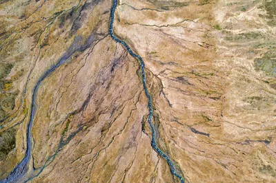 Above the melt
